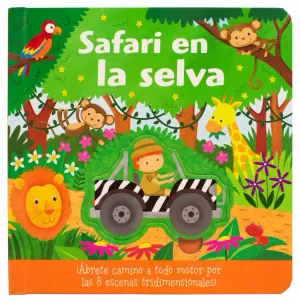 LIBRO INFANTIL: DESPRENDE Y EXPLORA - SAFARI EN LA SELVA /PD.