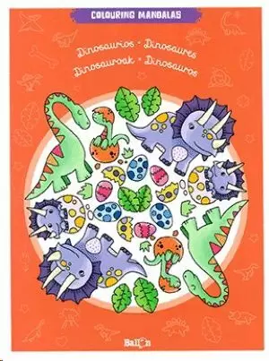COLOURING MANDALAS. DINOSAURIOS.