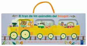 LIBRO PARA BEBÉS: EL TREN DE LOS ANIMALES DEL BOSQUE