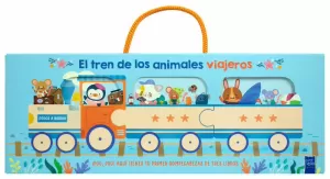 LIBRO PARA BEBÉS: EL TREN DE LOS ANIMALES VIAJEROS